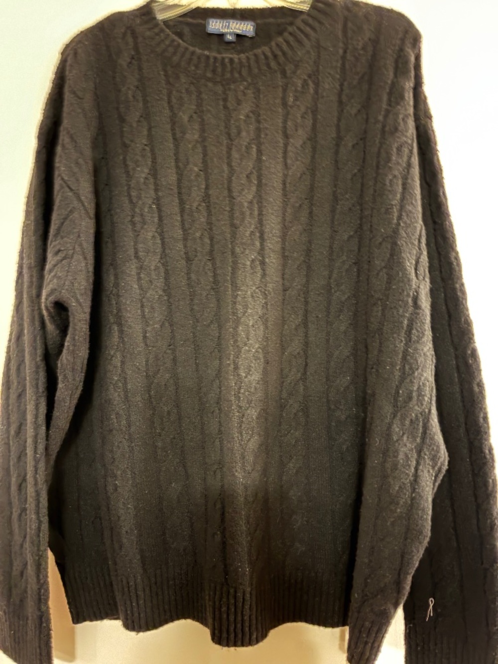 Scott Barber Wool Blend Crew Neck Sweater Size L